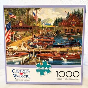 Charles Wysocki Lost in the Woodies 1000 Jigsaw Puzzle Buffalo NEW Sealed